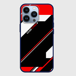 Чехол для iPhone 13 Pro CS:GO Cyrex Style, цвет: 3D-тёмно-синий