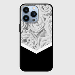 Чехол для iPhone 13 Pro Розы, цвет: 3D-черный