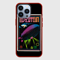 Чехол для iPhone 13 Pro Led Zeppelin: Angel Poster, цвет: 3D-красный