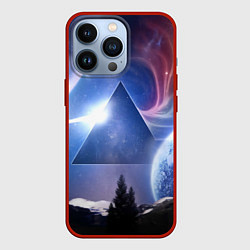 Чехол для iPhone 13 Pro Pink Floyd: Space, цвет: 3D-красный