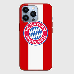 Чехол для iPhone 13 Pro Bayern FC: Red line, цвет: 3D-красный