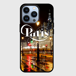 Чехол для iPhone 13 Pro Night Paris, цвет: 3D-черный