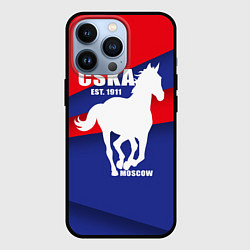 Чехол для iPhone 13 Pro CSKA est. 1911, цвет: 3D-черный