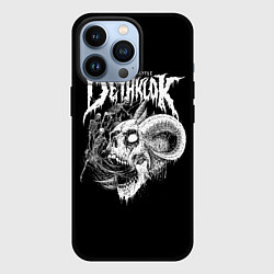 Чехол для iPhone 13 Pro Dethklok: Goat Skull, цвет: 3D-черный