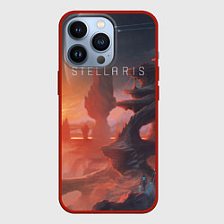 Чехол для iPhone 13 Pro Stellaris, цвет: 3D-красный