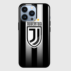 Чехол для iPhone 13 Pro Juventus FC: New logo, цвет: 3D-черный