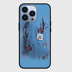 Чехол для iPhone 13 Pro Костюм врача кровь, цвет: 3D-черный