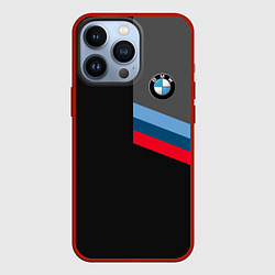 Чехол для iPhone 13 Pro BMW БМВ, цвет: 3D-красный