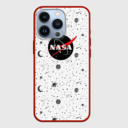 Чехол для iPhone 13 Pro NASA: Moonlight, цвет: 3D-красный