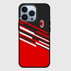 Чехол для iPhone 13 Pro АC Milan: R&G, цвет: 3D-черный