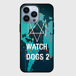 Чехол для iPhone 13 Pro Watch Dogs 2: Network Hack, цвет: 3D-черный