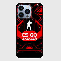 Чехол для iPhone 13 Pro CS:GO - Алексей, цвет: 3D-черный