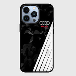 Чехол для iPhone 13 Pro Audi: Black Poly, цвет: 3D-черный