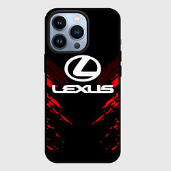 Чехол для iPhone 13 Pro Lexus: Red Anger, цвет: 3D-черный