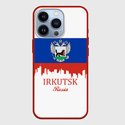 Чехол для iPhone 13 Pro Irkutsk: Russia, цвет: 3D-красный