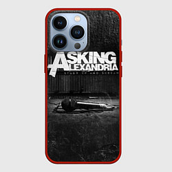 Чехол для iPhone 13 Pro Asking Alexandria: Black Micro, цвет: 3D-красный