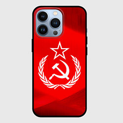 Чехол для iPhone 13 Pro Патриот СССР, цвет: 3D-черный