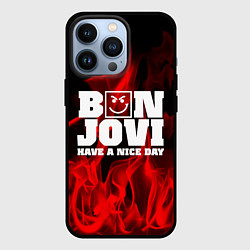 Чехол для iPhone 13 Pro Bon Jovi: Have a nice day, цвет: 3D-черный