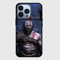 Чехол для iPhone 13 Pro God of War: Kratos, цвет: 3D-черный