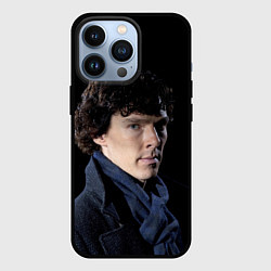 Чехол для iPhone 13 Pro Sherlock, цвет: 3D-черный