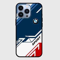 Чехол для iPhone 13 Pro BMW SPORT, цвет: 3D-черный