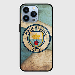 Чехол для iPhone 13 Pro FC Man City: Old Style, цвет: 3D-черный