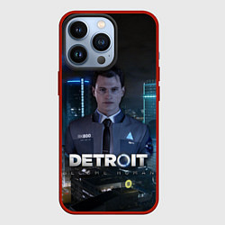 Чехол для iPhone 13 Pro Detroit: Connor, цвет: 3D-красный