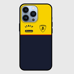 Чехол для iPhone 13 Pro Italy Lamborghini, цвет: 3D-черный