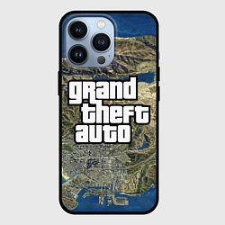 Чехол для iPhone 13 Pro GTA, цвет: 3D-черный