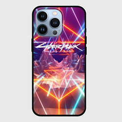Чехол для iPhone 13 Pro Cyberpunk 2077: Neon Lines, цвет: 3D-черный