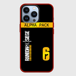 Чехол для iPhone 13 Pro Rainbow Six Siege: Alpha Pack, цвет: 3D-красный