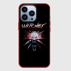 Чехол для iPhone 13 Pro Witcher 2077, цвет: 3D-красный