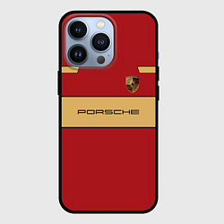 Чехол для iPhone 13 Pro Porsche Design, цвет: 3D-черный