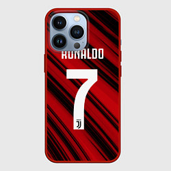 Чехол для iPhone 13 Pro Ronaldo 7: Red Sport, цвет: 3D-красный