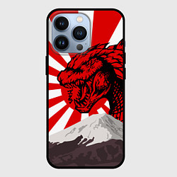 Чехол для iPhone 13 Pro Japanese Godzilla, цвет: 3D-черный