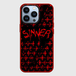 Чехол для iPhone 13 Pro Far Cry 5: Sinner, цвет: 3D-красный