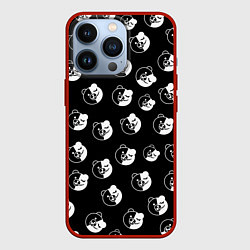 Чехол для iPhone 13 Pro MONOKUMA, цвет: 3D-красный