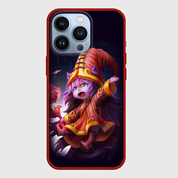 Чехол для iPhone 13 Pro Lulu League of Legends, цвет: 3D-красный