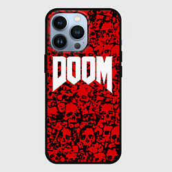 Чехол для iPhone 13 Pro DOOM: Blooded Skuls, цвет: 3D-черный