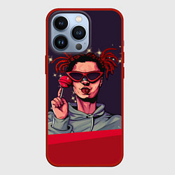 Чехол для iPhone 13 Pro GONE Fludd, цвет: 3D-красный