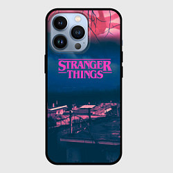 Чехол для iPhone 13 Pro Stranger Things: Pink Heaven, цвет: 3D-черный