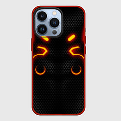 Чехол для iPhone 13 Pro Fortnite Omega, цвет: 3D-красный