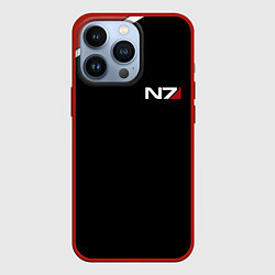 Чехол для iPhone 13 Pro MASS EFFECT N7, цвет: 3D-красный