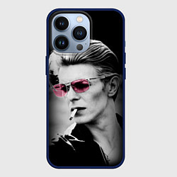 Чехол для iPhone 13 Pro Дэвид Боуи, цвет: 3D-тёмно-синий