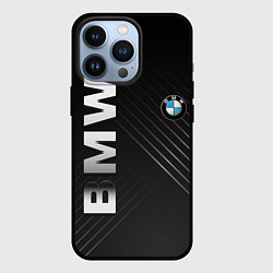 Чехол для iPhone 13 Pro BMW: Steel Line, цвет: 3D-черный