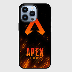 Чехол для iPhone 13 Pro Apex Legends: Orange Flame, цвет: 3D-черный