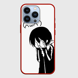 Чехол для iPhone 13 Pro Бездомный бог, цвет: 3D-красный