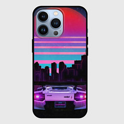 Чехол для iPhone 13 Pro Racing 80s, цвет: 3D-черный
