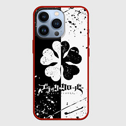 Чехол для iPhone 13 Pro ЧЁРНЫЙ КЛЕВЕР, цвет: 3D-красный