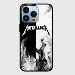 Чехол для iPhone 13 Pro METALLICA, цвет: 3D-черный